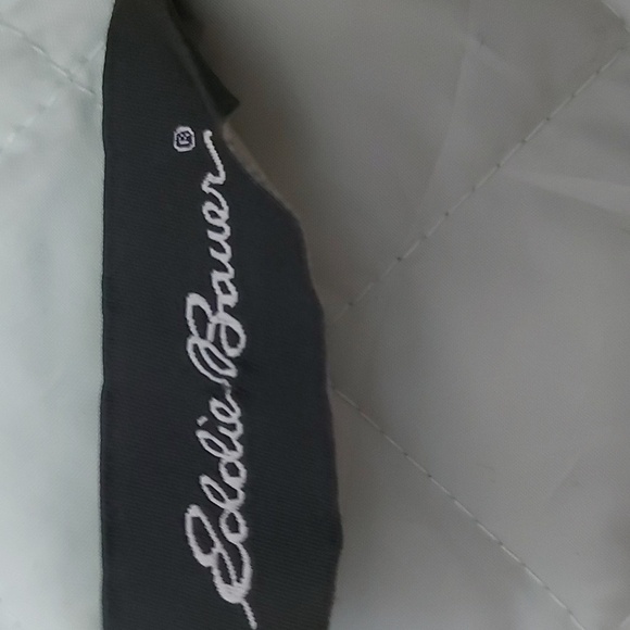 Eddie Bauer Quilted Goose Down Filled Jacket. Mint Green Size Large - Picture 9 of 9